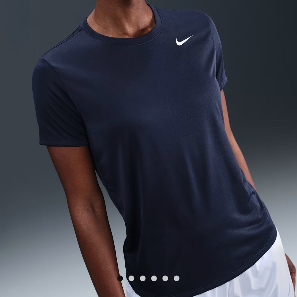 Nike Women's Dark Blue Short Sleeve Tee